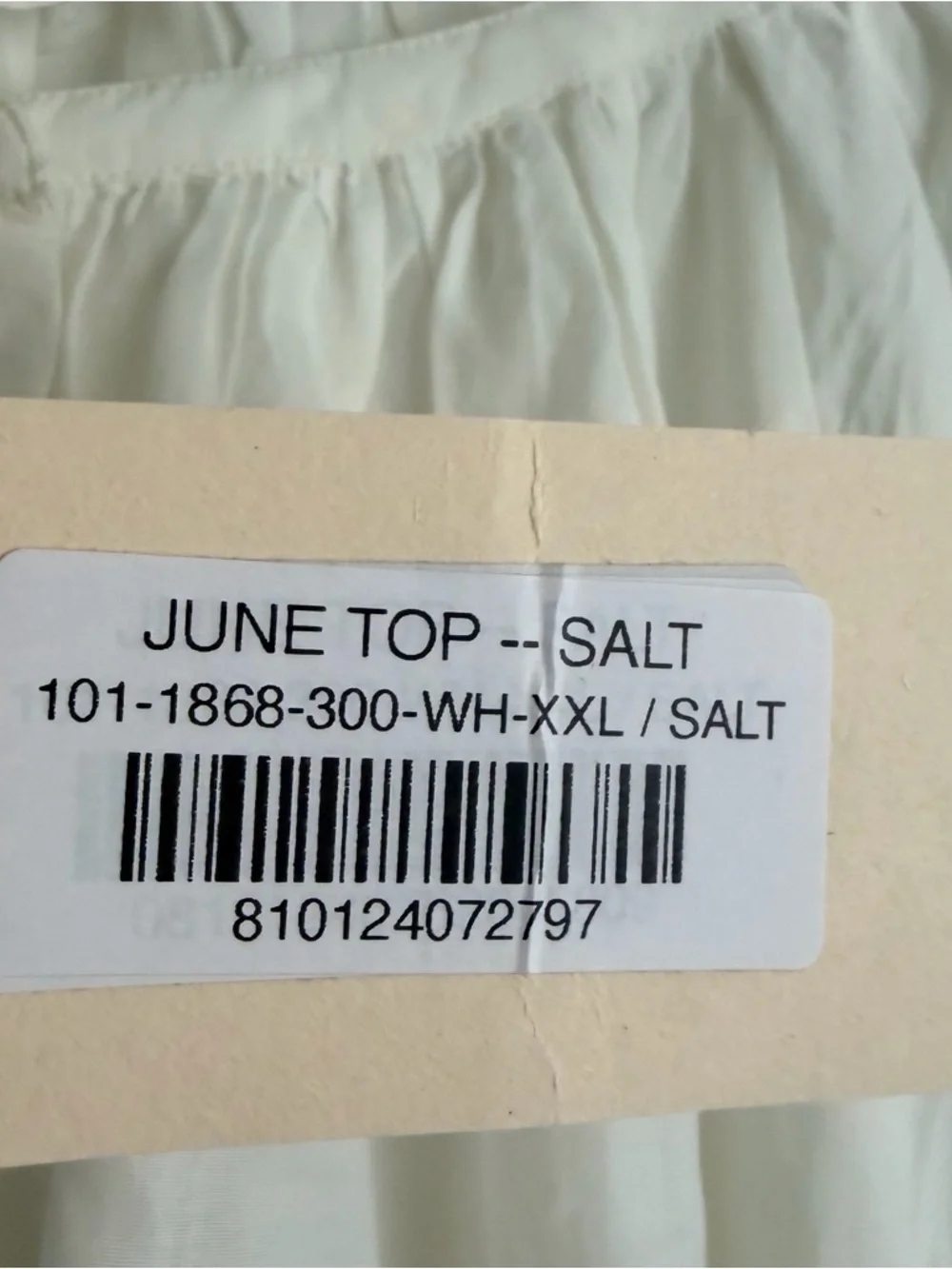 Doen June Blouse - Salt - Picture 3 of 7